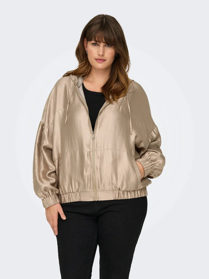 Veste à capuche doré - Veste Grace - grande taille -  LAÏLLA