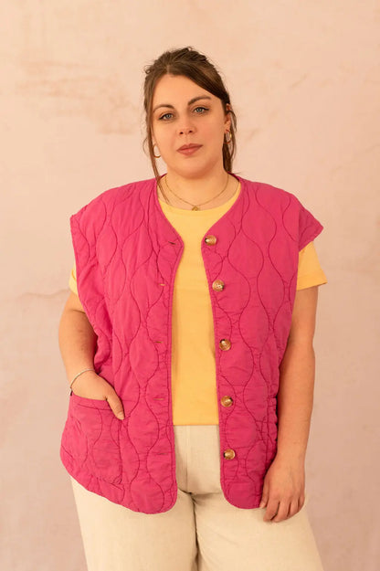 Veste matelassée sans manches - Veste Maddie - grande taille -  LAÏLLA