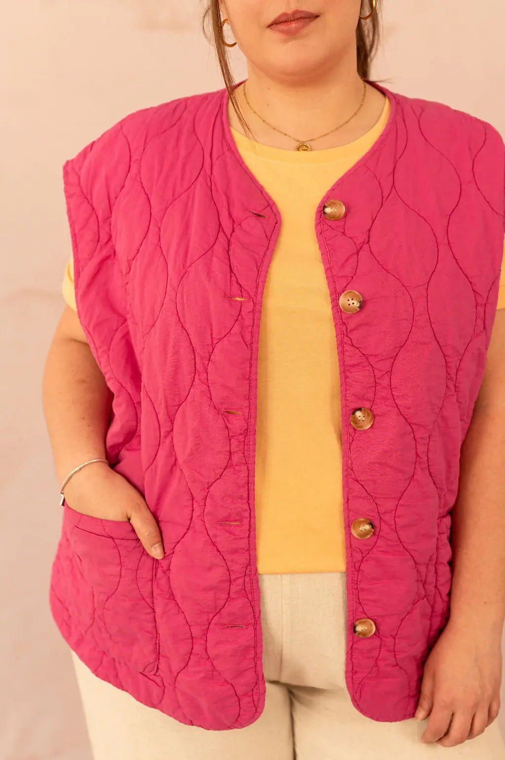 Veste matelassée sans manches - Veste Maddie - grande taille -  LAÏLLA