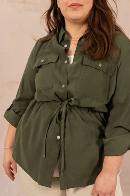 Veste saharienne légère - Veste Aris - grande taille -  LAÏLLA