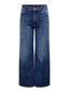 Jean évasé coupe wide leg coloris bleu brut – vue de face
