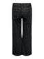 Jean évasé coupe wide leg coloris noir grande taille – vue de dos