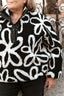 Veste moumoute à fleurs - Veste Amy