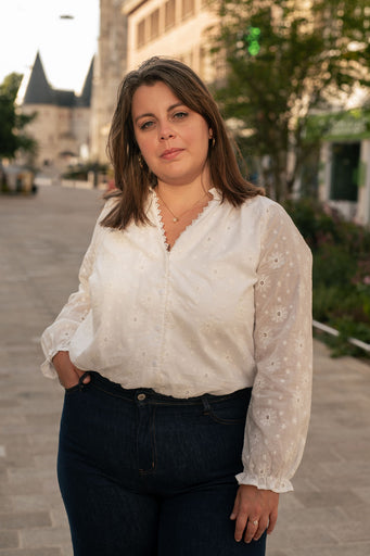 Blouse en broderie anglaise - Blouse Sienna