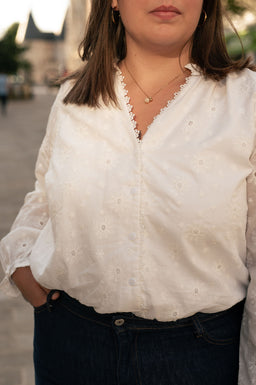 Blouse en broderie anglaise - Blouse Sienna