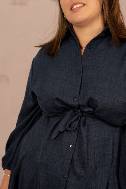 Robe chemise coupe patineuse - Robe Marianne