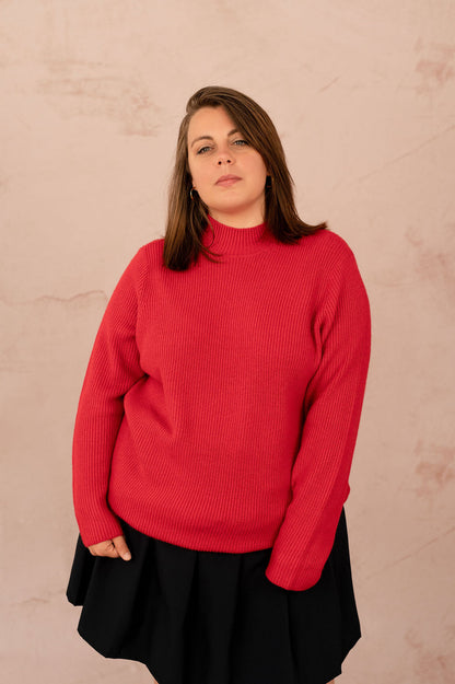 Pull en maille col montant - Pull Katia