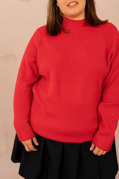 Pull en maille col montant - Pull Katia