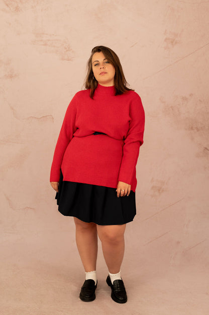 Pull en maille col montant - Pull Katia