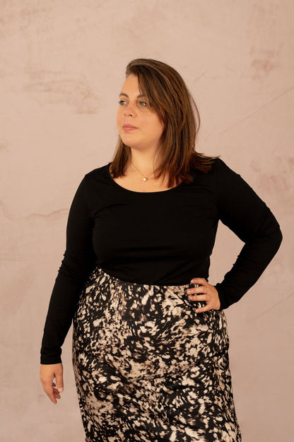 T-shirt basic à manches longues - T-shirt Paxi