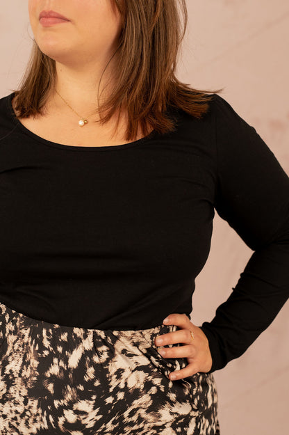 T-shirt basic à manches longues - T-shirt Paxi