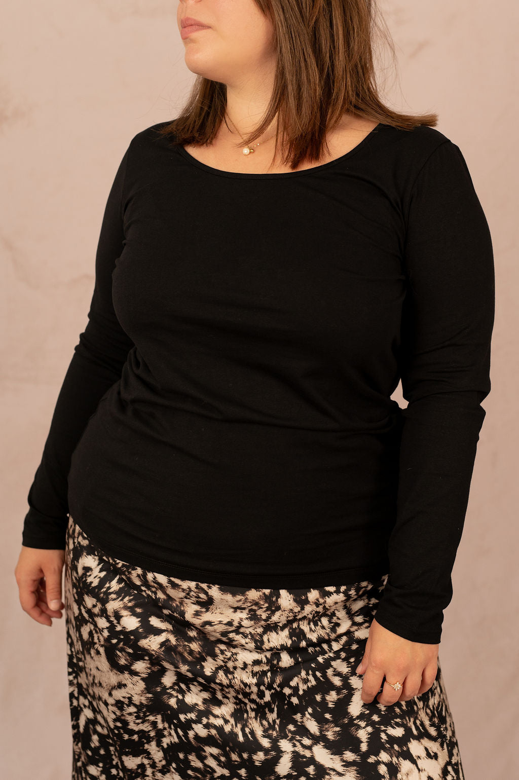 T-shirt basic à manches longues - T-shirt Paxi