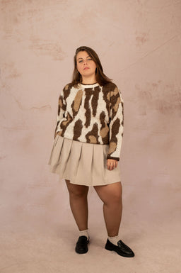 Pull à imprimé animal - Pull Edelie