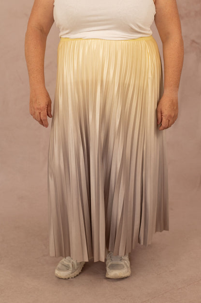 Jupe plissée satinée - Jupe Petal