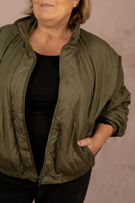 Bomber matelassé kaki - Bomber Mai