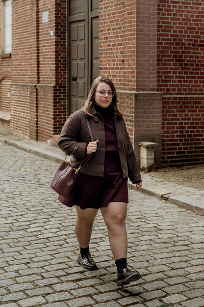 Veste courte à carreaux - Veste Alex