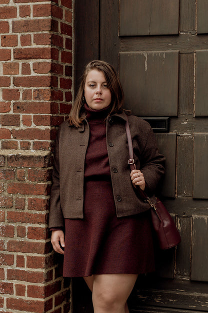 Veste courte à carreaux - Veste Alex