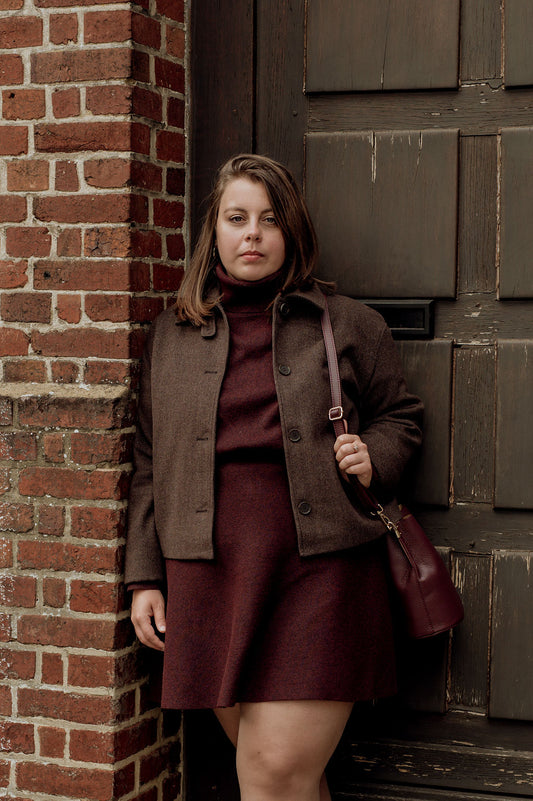 Veste courte à carreaux - Veste Alex