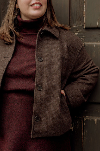 Veste courte à carreaux - Veste Alex