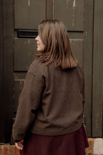 Veste courte à carreaux - Veste Alex