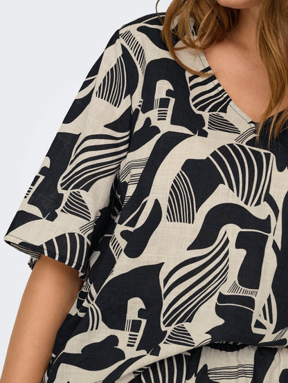 T-shirt en coton à imprimé - T-shirt Malusi