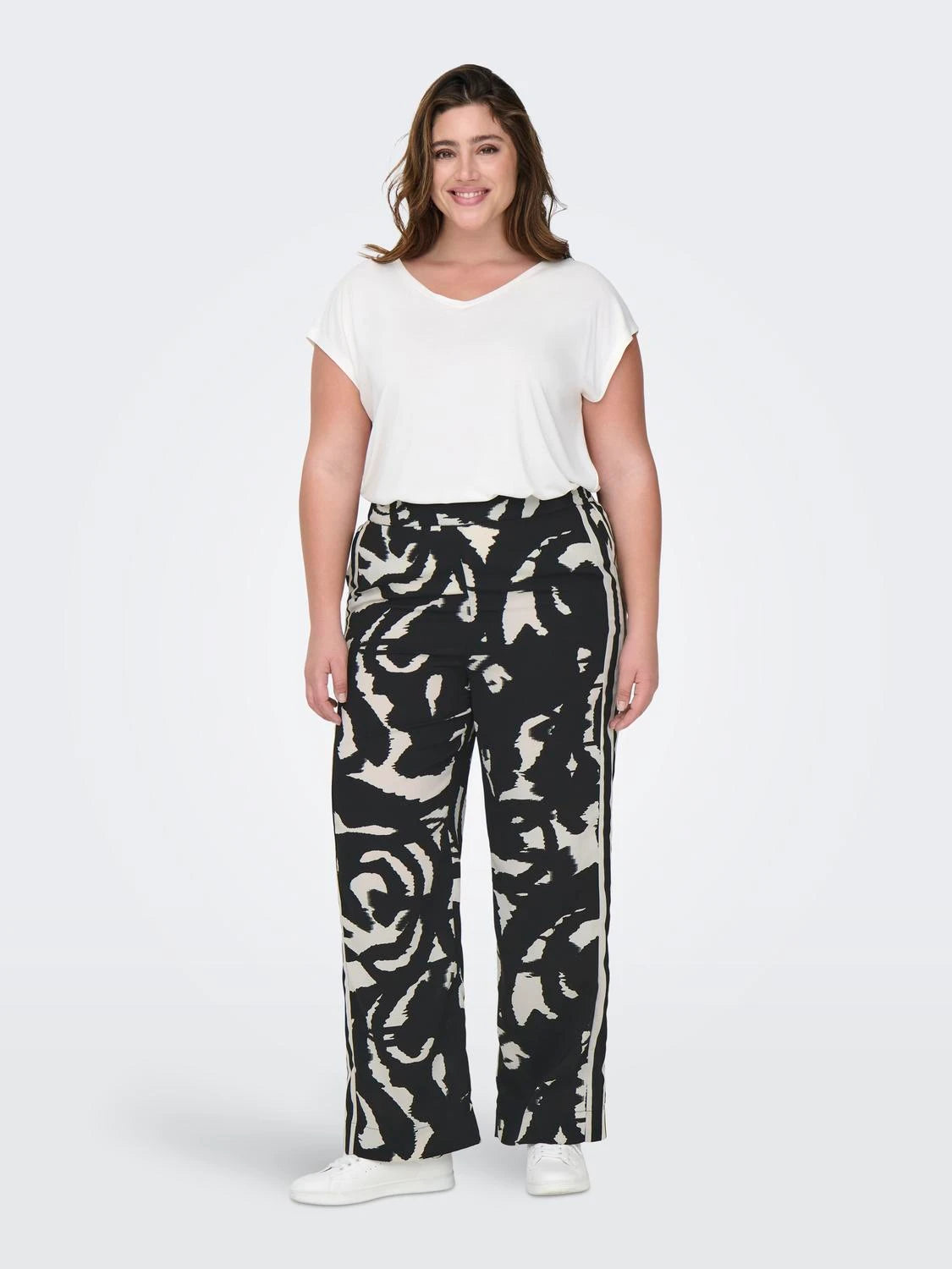 Pantalon fluide à imprimé - Pantalon Nicon