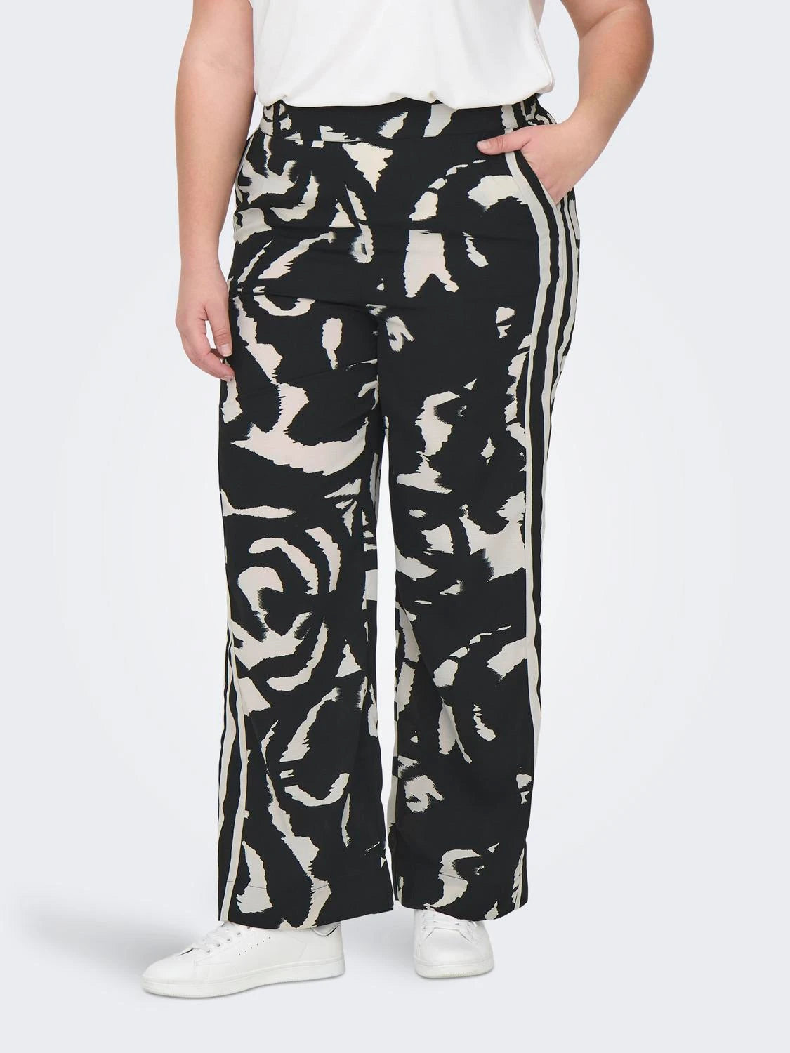 Pantalon fluide à imprimé - Pantalon Nicon