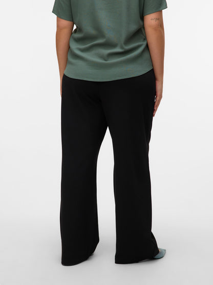 Dos du pantalon habillé noir coupe wide – Pantalon Berlin Laïlla