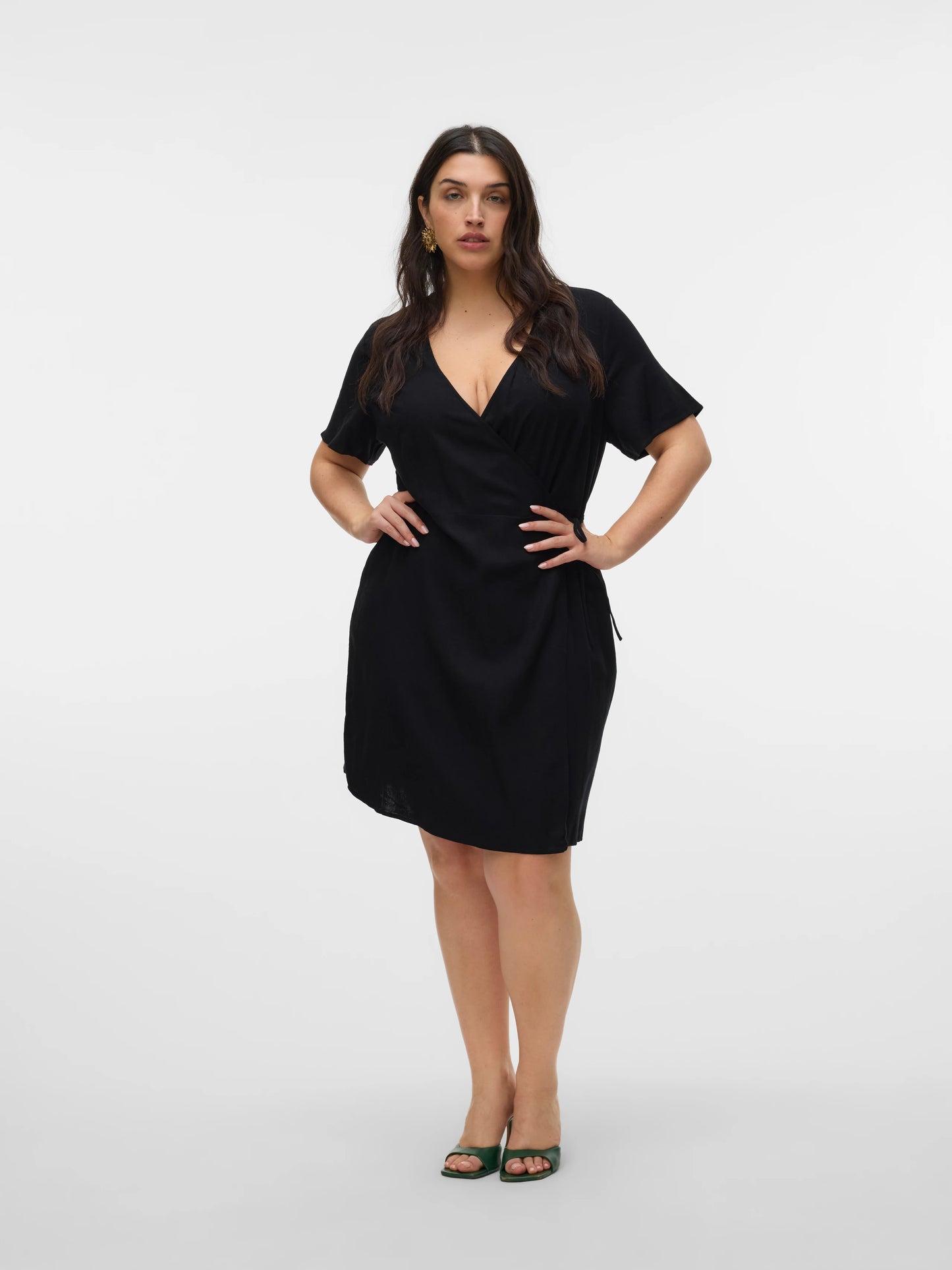 Robe portefeuille en lin - Robe Milo